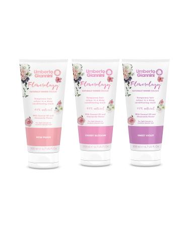 Flowerology Temporary Deep Conditioning Pastel Colour Mask Trio