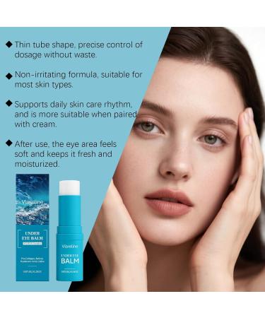 Viareline Refreshing Eye Cream Stick Gentle Care and Comfortable Skin Around the Eyes Hydrating and Brightening Eye Massage Stick - Buy Online on GoSupps.com