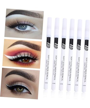 VINTORKY 12pcs Eyeliner Pencil Makeup Pen Colored Highlighters Long Lasting Eyeliner Brow Pen Wooden Pole - Buy Online on GoSupps.com