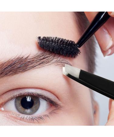 Spire Professional Eyebrow Tweezers Slant Tip | Precision Hair Tweezers for Men & Women Stainless Steel | Best for Plucking Chin Facial Hair 3.2"/8.3 cm - Buy Online on GoSupps.com