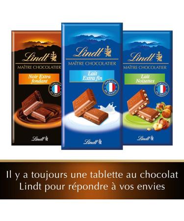 Lindt - Extra Fondant Dark Tablet MAITRE CHOCOLATIER - Dark Chocolate - 110g - Buy Online on GoSupps.com