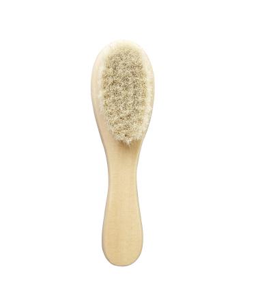 Baby Hair Brush for Newborn Wooden Handle and Super Soft Goat Bristles Natural Soft Goat Bristles Natural Wooden Baby Hairbrush for Infant  Toddler  Kids Quality Wooden Baby Hair Brush