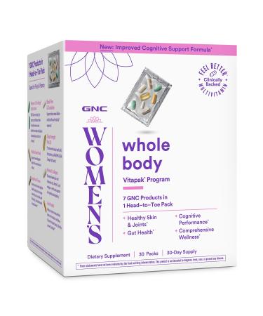 GNC Whole Body Vitapak Program Ultra Premium Proven Multivitamin Blend 7 in 1 Formula 30 Servings