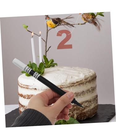 HOMSFOU Baking Pigment Pen cake decorating pen mark pen cake marker chocolate marker pen food markers food writer food coloring for chocolate edible baking marker set plastic biscuit - Buy Online on GoSupps.com