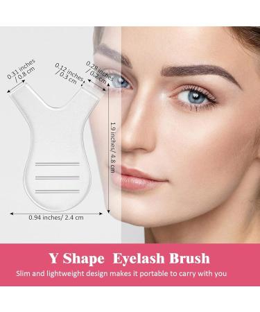 Awyy Y-Shape Eyelash Brush - 40 Silicone Brushes for Lash Lifts Curling & Extensions | Perfect for Precision Eyelash Combing - Buy Online on GoSupps.com