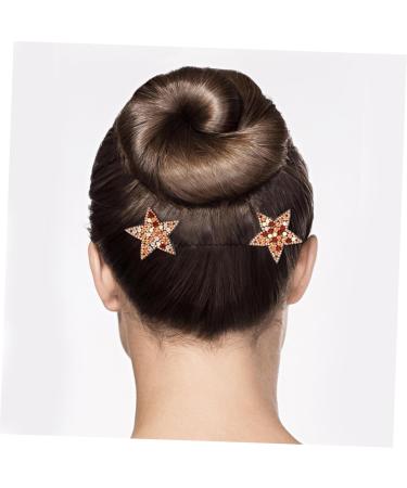 minkissy Invisible Hairpin Hair Finishing Fixer Comb Star Hair Clip Metal Hair Finishing Fixer Hair Clip Pin Wire Hair Comb Star Clips Hair Updo Clip Tools Miss Resin Back of Head 13.50X4.00X0.50CM Yellow - Buy Online on GoSupps.com