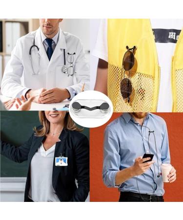 TAMOSH Magnetic Eyeglass Holder 4 Pack Magnet Pin Pins for Clothes Shirt Magnet Badge Holder - Buy Online on GoSupps.com