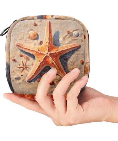 Starfish Period Bag - Portable Sanitary Napkin Storage Pouch for Teen Girls - Multi-Colored Feminine Product Organizer (Pack of 16) - Buy Online on GoSupps.com