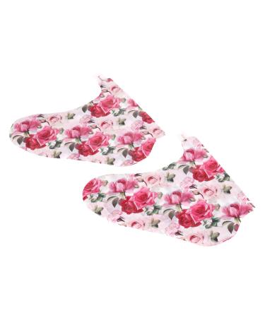 Petitfee Satin Foot Mask with Rose Petals - Single Use Nourishing Spa Treatment for Soft Feet - Buy Online on GoSupps.com