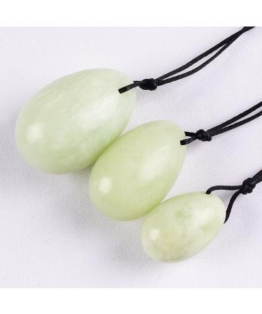 Natural jade egg cone female pelvic floor muscle exercise put on ball massage postpartum repair youuni stick green three -part set three piece set