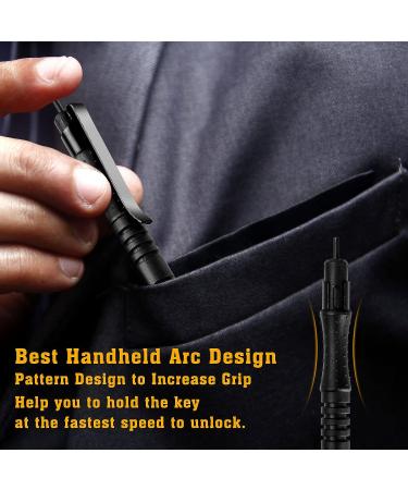 JOTOVO Pocket Key Universal Handcuff Key - 4 Inch Police Cuff Key with Clip - Buy Online on GoSupps.com