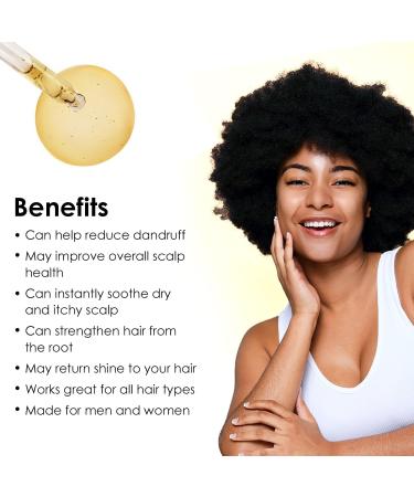 Seddy Itchy Scalp Relief Hair Oil - Anti-Dandruff Elixir with Tea Tree & Peppermint for All Hair Types - Soothes Itchy Dry Scalp - 1.7 Fl. Oz - Buy Online on GoSupps.com