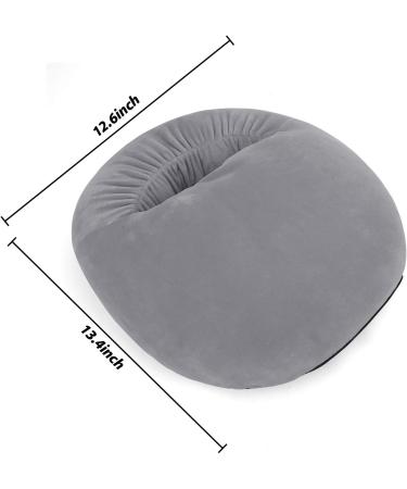 Electric Heating Pillow | USB Foot Warmer for Bad Circulation | Soft Winter Heating Slippers - Silver Gray - Buy Online on GoSupps.com