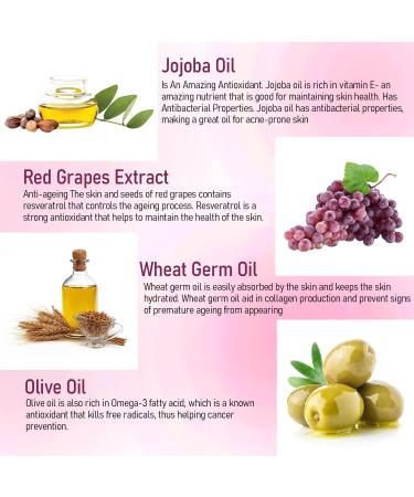 Wine Mini Facial Kit | 5-Step Skin Glowing Treatment | Ultimate Glow to Remove Wrinkles & Dark Spots | Restore Skin Nutrients | Reduce Pigmentation | For Women | 100g | International Shipping Available - Buy Online on GoSupps.com