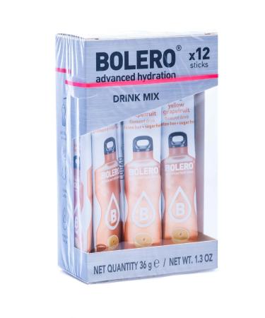 Bolero Powder Sticks Yellow Grapefruit 12 x 3 g