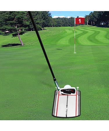 KINGTOP Golf Putting Alignment Mirror with Cup Combo - Portable Swing Training Aids - Practice Trainer with Hole Cup Set | 12L x 6W Mirror - Buy Online on GoSupps.com