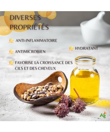  AGROBULL PRODUCTS FOR NATURE Organic Castor Oil 1 Litre | Pure and Natural 100% | For Beard Hair Eyelashes Nails Skin - Buy Online on GoSupps.com