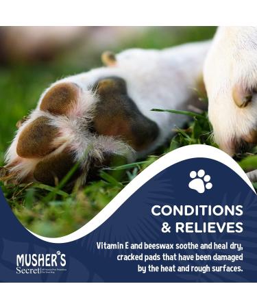 Musher's Secret Dog Paw Wax (7 Oz) | All-Season Paw Protection Against Heat, Pavement, Sand, Dirt, Snow | Ideal for Trail and Walks - Buy Online on GoSupps.com