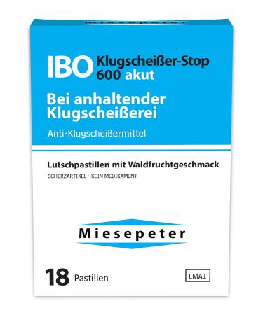 Miesepeter Bonbons - IBO Smartass-Stop 600 Acute - Funny Gifts 5 Pack (90 Drag es) | International Shipping Available - Buy Online on GoSupps.com