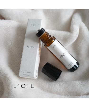 L'OIL FRAGRANCE TROY Perfume Oil | Inspired by Tomm F.ord s Oud Wood | Cardamom Agarwood & Amber | Vegan & Cruelty-Free | 10ml Long-Lasting Unisex Scent - Buy Online on GoSupps.com