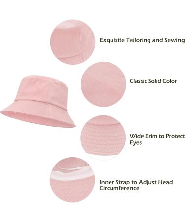 Durio Bucket Hat for Women - Packable Beach Sun Hat for Teens & Travel - One Size, White - Buy Online on GoSupps.com