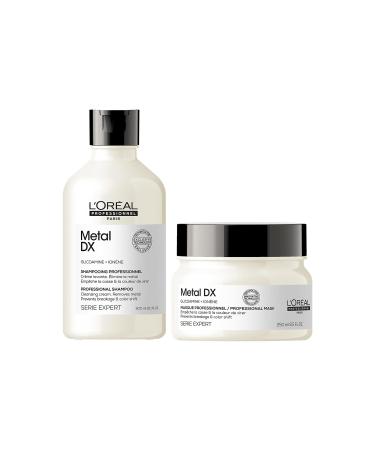 L'Or al Professionnel For color-treated hair radiant colors & shine Serie Expert Metal DX Metal DX Bundle