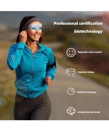 Light Therapy Glasses Wearable UV-Free Blue White LED Light Therapy Happy Lamp Goggles Natural Relief for Good Sleep Boost Energy and Jet Lag - Buy Online on GoSupps.com
