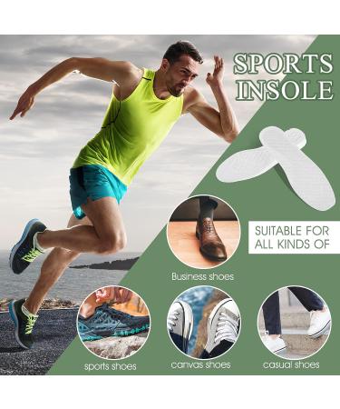 WLLHYF Ultra-Soft Sports Insoles - Memory Foam Shoe Inserts for Height Increase & Shock Absorption - Breathable, Deodorant, High Elastic - 25.5cm Unisex - Buy Online on GoSupps.com