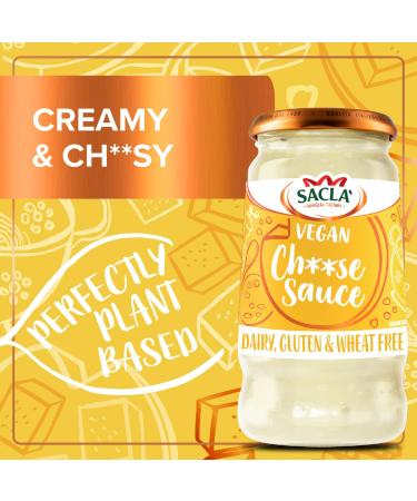 Sacla' Vegan Cheese Sauce 350g (6) - Buy Online on GoSupps.com