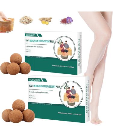 Foot Medication EfferVescent Pills 2023 New Foot Medication EfferVescent Pills Essential Oil Foot Bath EfferVescent Tablets Herbal Body Detox Foot Soak Foot Bath Soak Relax Massage (3 Box)