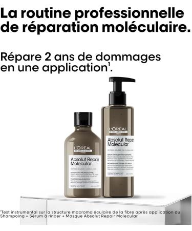 L'Or al Professionnel Absolut Repair Molecular Gift Set Repairing Routine Damaged Hair Shampoo + Rinse-Out Serum Duo Serie Expert Limited Edition - Buy Online on GoSupps.com