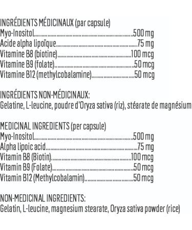 NIH Supplement - Project W - PCOS Relief Supports Menstrual Regularity & Fertility - Hormonal Balance for Women - Myo-Inositol Alpha-Lipoic Acid Folate B12 Biotin - 120 Caps - Non-GMO Gluten-Free - Buy Online on GoSupps.com
