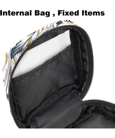 American Bird Headdresses | Women's Portable Napkin & Menstrual Cup Storage Bags | Stylish Breastfeeding & Period Bags for Teens & Girls - Buy Online on GoSupps.com