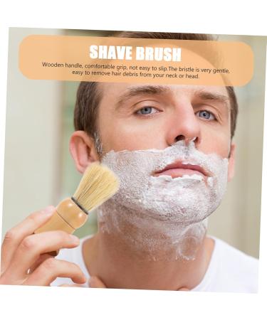 Minkissy H101 Wooden Bearing Brush for Men | Pig Bristle Beard & Hair Brush | Perfect Gift for Shaving & Grooming - Buy Online on GoSupps.com