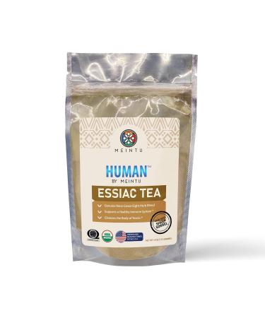 HUMAN by MEINTU Genuine Essiac Tea Organic 8 Herb Powder Formula Sheep Sorrel with 20% Root - 4 oz Stand-Up Airtight Zipper Pouch