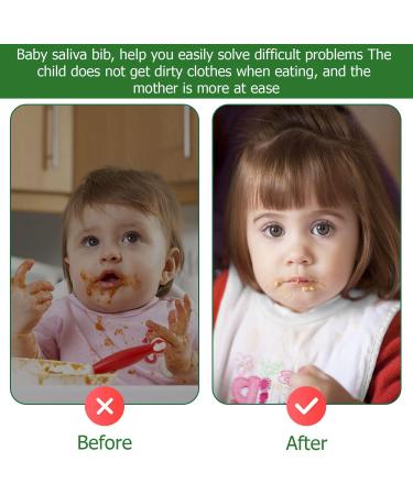 Aohcae 12-Piece Baby Shower Bib Set | Paintable Bibs Textile Pens & Stencils for Fun Baby Shower Games - Perfect for Girls - Buy Online on GoSupps.com