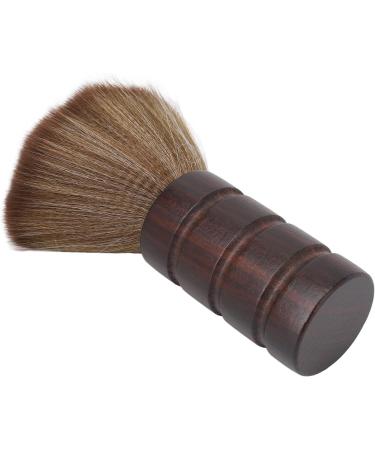 Hair Cutting Neck Dust Brush Home Salon Barber Nylon Hair Wooden Handle Face Neck Hair Dust Cleaning Brush - Buy Online on GoSupps.com
