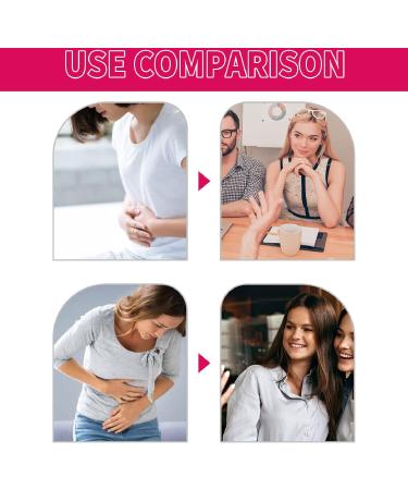 24 Piece Menstrual Pain Relief Heat Pads | 12-Hour Herbal Heating Plasters for Menstruation Comfort - Buy Online on GoSupps.com