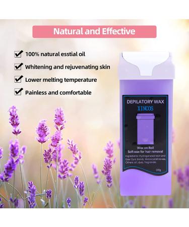 Tobcharm Roll On Wax Kit | Professional Hair Removal Wax Roller with Portable Warmer and Soft Wax Cartridge | 50 Strips Included | At-Home Waxing Kit for Women and Men - Buy Online on GoSupps.com