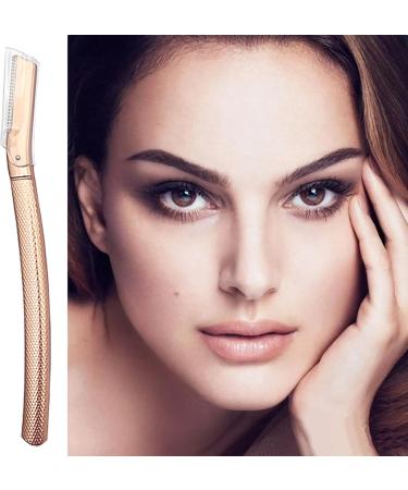 Yoezuo Eyebrows Shaver | 6-Blade Reusable Facial Razor for Men & Women | Rose Gold Eyebrow Razor - Buy Online on GoSupps.com