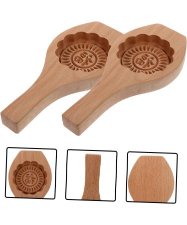 2pcs Supplies Mooncake Molds Pie Color Autumn Making Handmade Pastry for Pattern Bakery DIY Home Chinese Kitchen Chocolate Cooking Shape Lovely Bean Moon-Cake Pumpkin (Color : Wood Color Size : 22X 22X10.5CM Wood Color - Buy Online on GoSupps.com