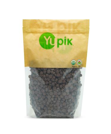 ORGANIC FAIRTRADE 70% DARK CHOCOLATE CHIPS VEGAN- 500G Gluten-free Vegan Non-GMO