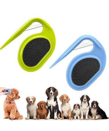 Remove the knot comb for cats cats knots removed cat Pet Dematting Combs Knotting Comb pet knot comb de-filtering tools for dogs and cats (2PCS-D)