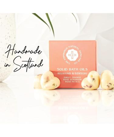 Sweet Orange and Geranium Solid Bath Melts 4x10g | Soothing Essential Oils | Edinburgh Skin Care Co - Buy Online on GoSupps.com