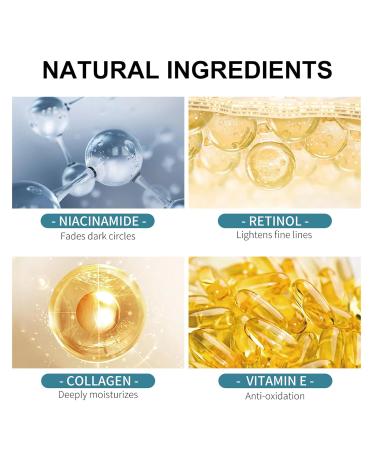 Retinol Cream for Face with Collagen and Hyaluronic Acid Collagen Skin Tightening Cream Day & Night Anti Aging Facial Moisturizer for Women & Men Reduces Wrinkles Fine Lines Dryness - Buy Online on GoSupps.com