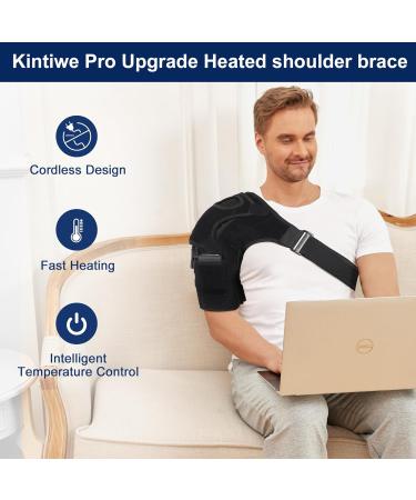 Buy Cordless Shoulder Heating Pad - Portable Electric Heated Wrap for Men & Women - Hot Cold Modes - Left & Right Shoulder - International Shipping Available - Buy Online on GoSupps.com