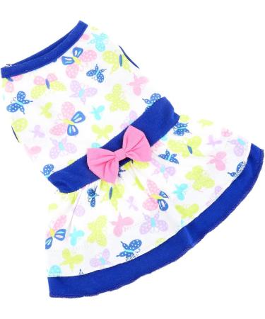Shop Paidful Dress for Small Dogs & Cats - Soft Cotton Clothing with Bow for Puppies Yorkies & Chihuahuas | Perfect Birthday & Spring/Summer Petwear - Buy Online on GoSupps.com