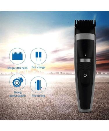 Rechargeable Men's Hair Clipper - Washable Professional Blade for Adult Shaving (Black) | International Shipping Available - Buy Online on GoSupps.com