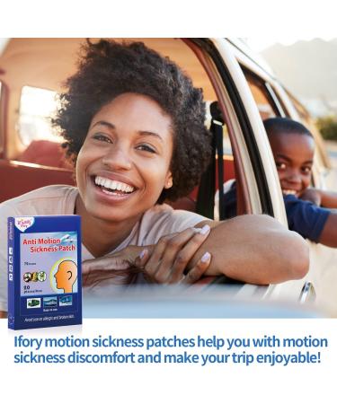 ifory Motion Sickness Patches Non-Drowsy - 20 Count Cruise Ship Essentials - Buy Online on GoSupps.com