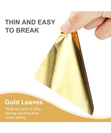 BUBIMON 200pcs Imitation Rose Silver Gold Leaf Sheets for Nails, Jewelry, Arts & Crafts - Nail Foil for Painting, Resin, Gilding & Sculpture - Buy Online on GoSupps.com